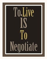 Negotiation 1 Fine Art Print