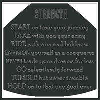 Strength Framed Print