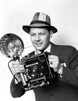 1930s 1940s 1950s Press Photographer Man Fine Art Print