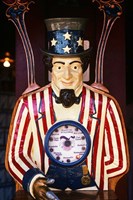 1890S 1900S 1910s Folk Art Uncle Sam Amusement Arcade Fine Art Print