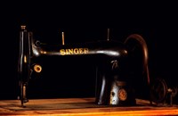 Antique Singer Sewing Machine Fine Art Print