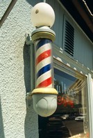Barber Pole Spring Lake New Jersey Usa Fine Art Print
