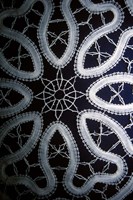 Bruges Belgium Detail Of Hand Made Lace Fine Art Print