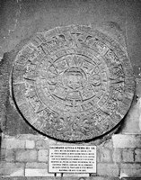Aztec Calendar Stone Of The Sun Fine Art Print