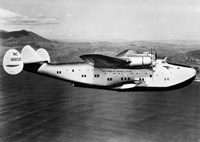 1930s 1940s Pan American Clipper Flying Boat Fine Art Print