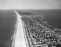 1970s 1980s Aerial Of Jersey Shore Fine Art Print