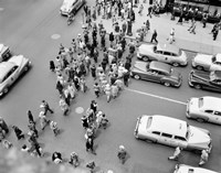 1950s New York City, Ny 5Th Avenue View? Fine Art Print