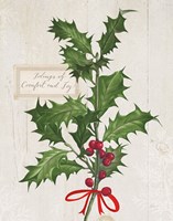 Joyful Tidings VI on Wood Fine Art Print