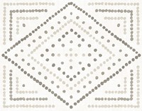 Daisy Dots Tile II Neutral Fine Art Print