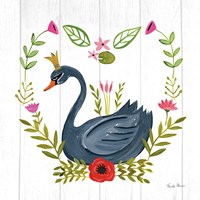 Swan Love II Fine Art Print