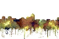 Albuquerque New Mexico Skyline - Safari Buff Fine Art Print