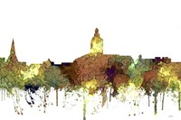 Annapolis Maryland Skyline - Safari Buff Fine Art Print