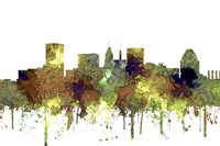 Baltimore Maryland Skyline - Safari Buff Fine Art Print