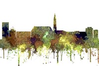 Cheyenne Wyoming Skyline - Safari Buff Fine Art Print