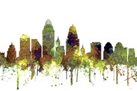 Cincinnati Ohio Skyline - Safari Buff Fine Art Print