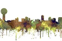 Knoxville Tennessee Skyline  Safari Buff Fine Art Print