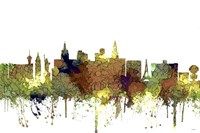 Las Vegas Nevada Skyline 2 - Safari Buff Fine Art Print