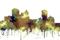 Montgomery Alabama Skyline - Safari Buff Fine Art Print