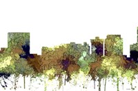 Newport News Virginia Skyline - Safari Buff Fine Art Print