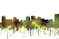 Norfolk Virginia Skyline - Safari Buff Fine Art Print