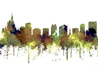 Orlando Florida Skyline - Safari Buff Fine Art Print