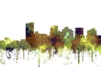 Phoenix Arizona Skyline - Safari Buff Fine Art Print