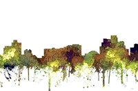 Reno Nevada Skyline - Safari Buff Fine Art Print