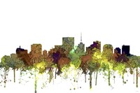 Richmond Virginia Skyline - Safari Buff Fine Art Print