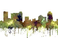 St Petersburg Florida Skyline - Safari Buff Fine Art Print