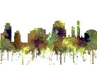 Tempe Arizona Skyline - Safaro Buff Fine Art Print