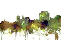 Trenton New Jersey Skyline - Safari Buff Fine Art Print