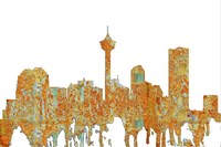 Calgary Alta - Rust Fine Art Print