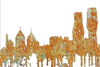 Mississauga Ont Skyline - Rust Fine Art Print