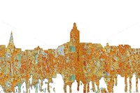 Annapolis Maryland Skyline - Rust Fine Art Print