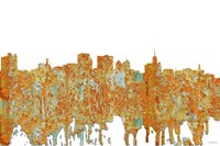 Buffalo New York Skyline - Rust Fine Art Print