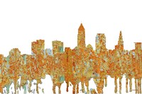 Cleveland Ohio Skyline - Rust Fine Art Print