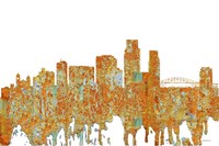 Corpus Christi Texas - Rust Fine Art Print