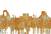 Mesa Arizona Skyline - Rust Fine Art Print