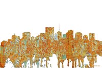Richmond Virginia Skyline - Rust Fine Art Print