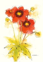 Flores Rojas II Fine Art Print