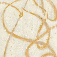 Another Snowy Day Gold Fine Art Print