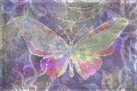 Purple Pink Butterfly Watercolor Fine Art Print