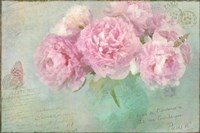 Peonies Paris Vintage Fine Art Print
