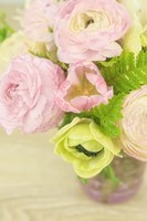 Pink and Lime Spring Bouquet III Fine Art Print