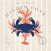 Island Findings II Crab Fine Art Print