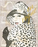 Fashion Week Paris Screenprint II Fine Art Print