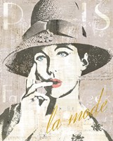 Fashion Week Paris Screenprint IV Fine Art Print