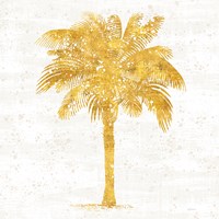 Palm Coast II On White Framed Print