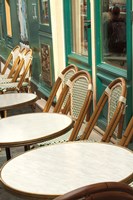 Monmartre Cafe Crop Fine Art Print