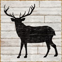 Lake Lodge II Neutral no Words Framed Print